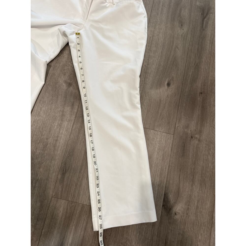 Worthington Curvy Fit Perfect Trouser Lined White Pants Women's Size 6P - Picture 8 of 12